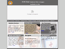 Tablet Screenshot of kwchanaesthetic.com